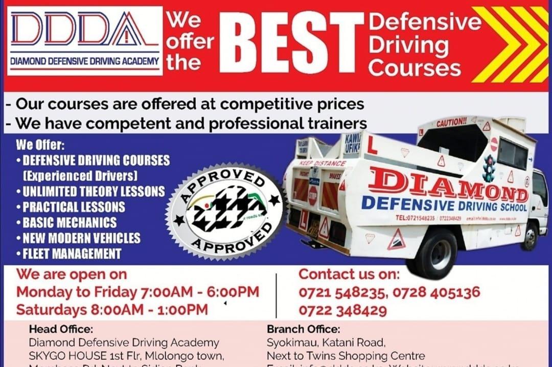Diamond Defensive Driving Academy | Unmatched Driving School in Syokimau